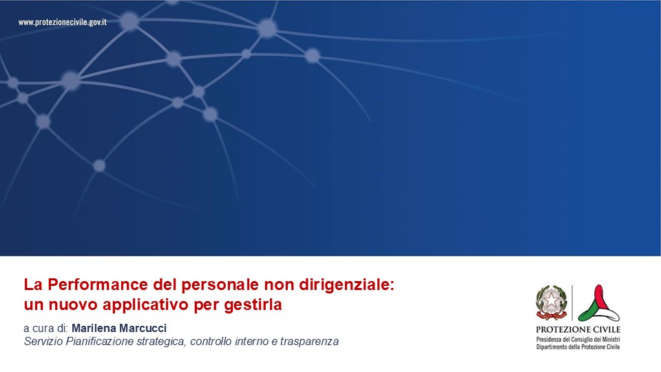 La Performance del personale non dirigenziale: un nuovo applicativo per gestirla